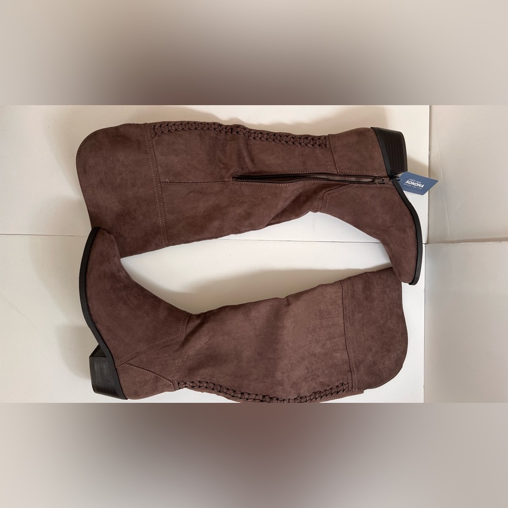 Brand New Suede Tall Above Knee Boots Size 9 Women